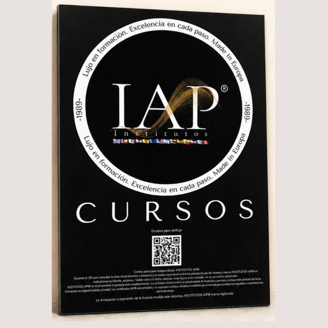 Diseño IAP de señalización de cursos con código QR