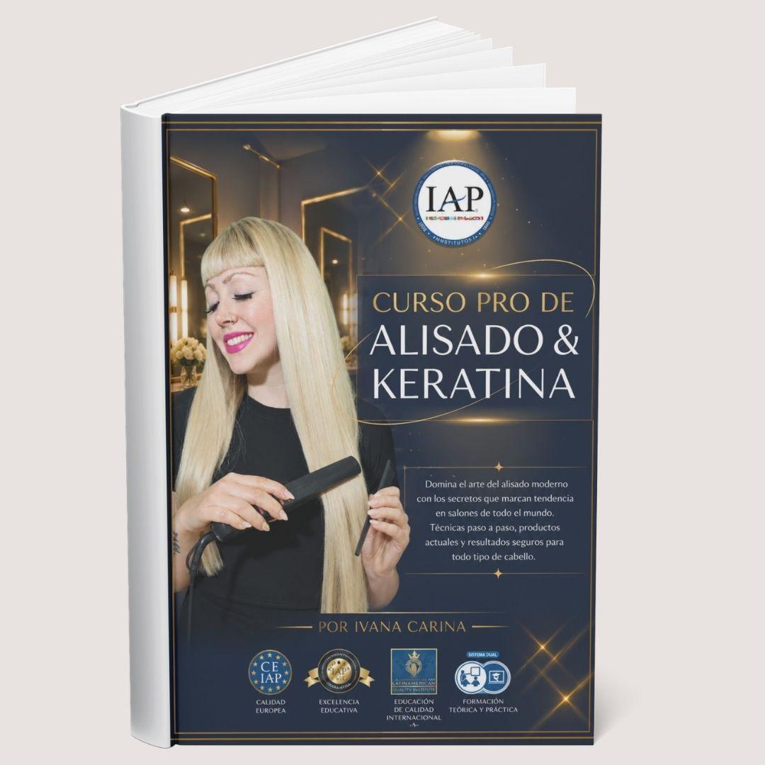 Portada del libro IAP de Alisado y Keratina